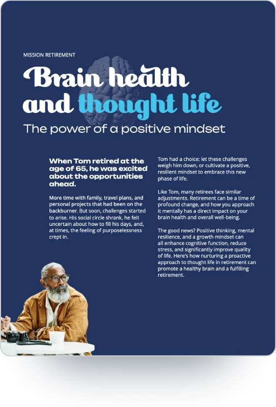 Brain health and thought life PDF cover