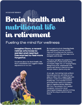 Nutritional life Brain on Retirement cover