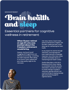 Sleep Brain on Retirement cover